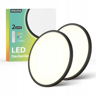 AISUTHA LED Plafondlamp 24W 2800LM Dimbaar 3000K-6500K IP54 — miniatuur 1