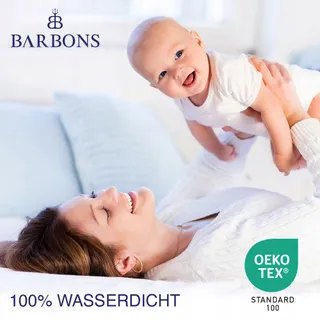 BARBONS Waterdichte Matrasbeschermer 80x190 Katoen Kinderen — miniatuur 4