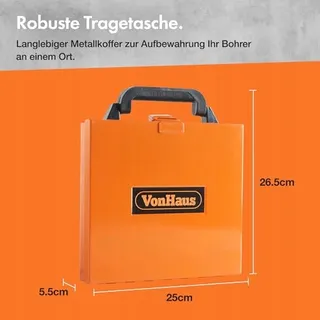 VONHAUS HSS Borenset 99-delig Titanium Hout Metaal Muur — miniatuur 6