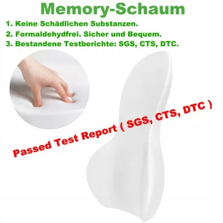 FOUNDCOOL Ergonomisch Lendenkussen Memory Foam Auto 54x43cm — miniatuur 2