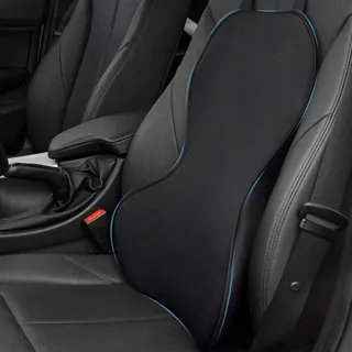 FOUNDCOOL Ergonomisch Lendenkussen Memory Foam Auto 54x43cm — miniatuur 1