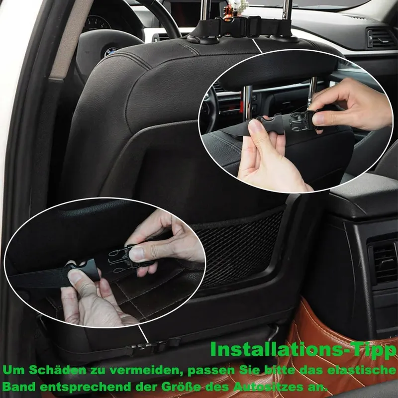 FOUNDCOOL Ergonomisch Lendenkussen Memory Foam Auto 54x43cm — foto 7