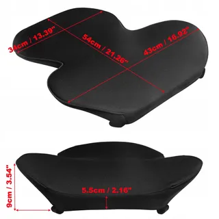 FOUNDCOOL Ergonomisch Lendenkussen Memory Foam Auto 54x43cm — miniatuur 9