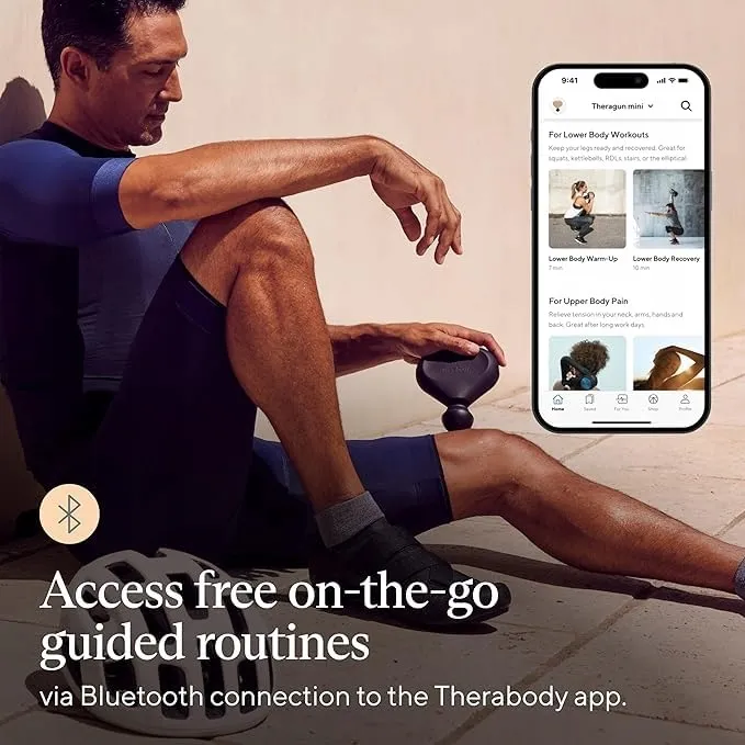 THERAGUN Mini 20 Compact Massagepistool QuietForce 3 Koppen — foto 5