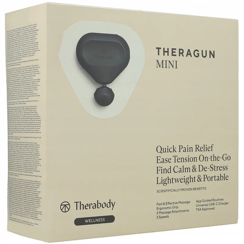 THERAGUN Mini 20 Compact Massagepistool QuietForce 3 Koppen — foto 6