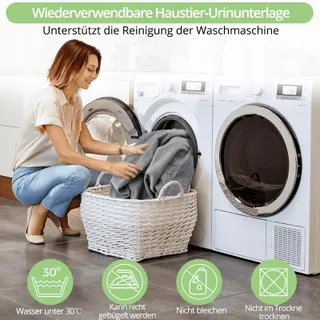 TAIKURA Wasbare Huisdiermat 70x100cm Super Absorberend Antislip — miniatuur 5