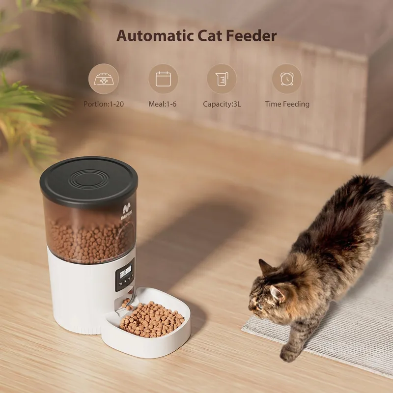 IMIPAW Automatische Voerbak Kat Hond Programmeerbare Timer — foto 3