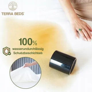 TERRA BEDS Matrasbeschermer 140x200cm Waterdicht Katoen OEKO-TEX — miniatuur 4