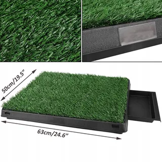 SAILNOVO Hondentoilet Kunstgras Klein Groot 63x50x7cm — miniatuur 7