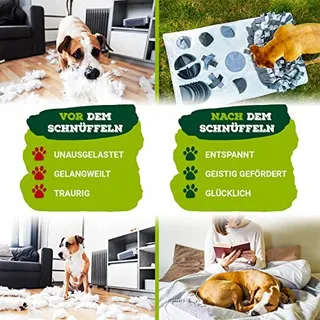LUCON Snuffelmat Hond Kat 11-Delig 100x60cm Grijs — miniatuur 4