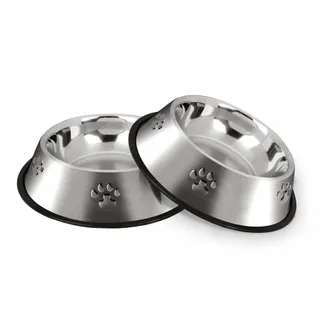 HOTYPE Hondenbak RVS Antislip 22cm 2 Stuks — miniatuur 1