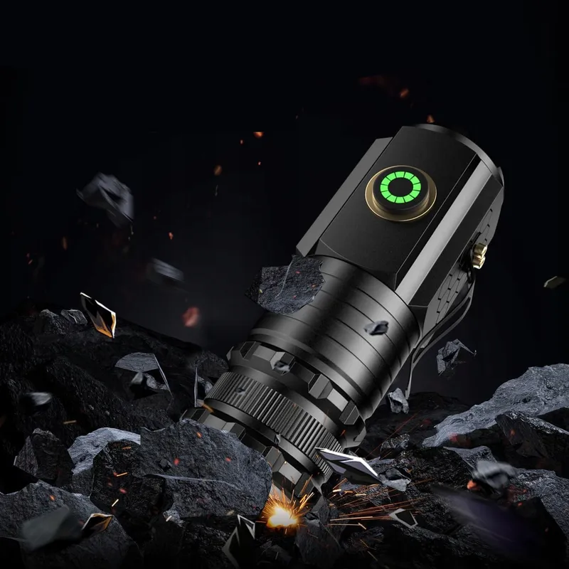 ASORT Mini LED Zaklamp 5000 Lumen 5 Modi IPX6 Waterdicht — foto 13