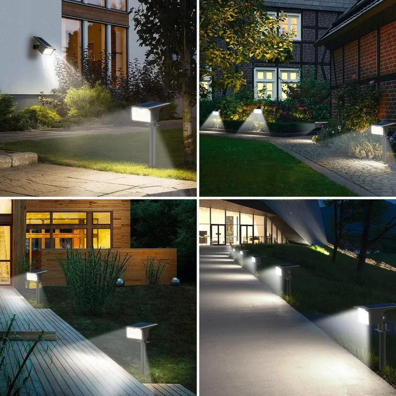 NIPIFY Solarlamp met Bewegingssensor Buiten Koud Wit 6 Stuks — foto 6