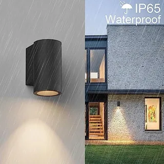 KLIGHTEN Wandlamp Buiten GU10 IP65 Zwart Zonder Lamp — miniatuur 2
