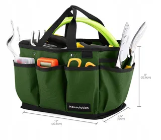 HOUSOLUTION Tuingereedschapstas Stevig 12 Inch Groen — miniatuur 6