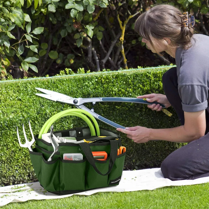 HOUSOLUTION Tuingereedschapstas Stevig 12 Inch Groen — foto 7