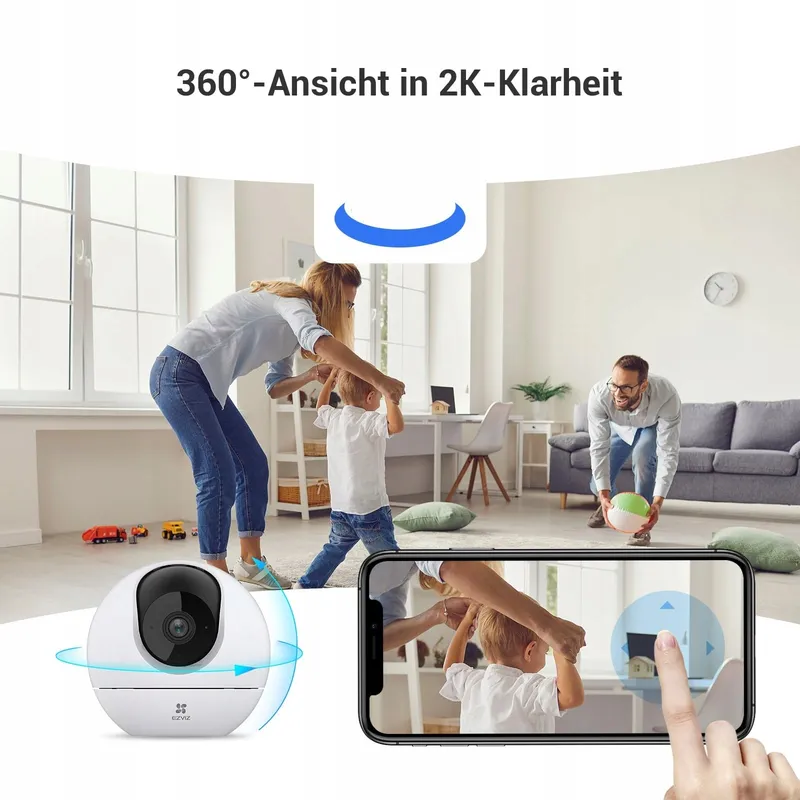 EZVIZ 2K WiFi Binnencamera 360 Persoonsdetectie Auto Tracking — foto 8