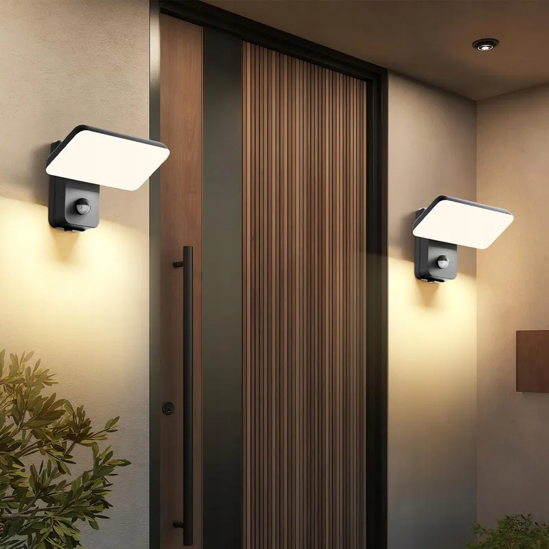 BRIGHTOWER LED Buitenlamp 24W Met Bewegingssensor IP65 Zwart — foto 5