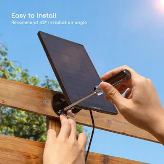COOAU Solar Zonnepaneel Beveiligingscamera 360° 3M Kabel — miniatuur 5