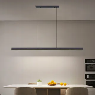 MIKERU Moderne LED Hanglamp Dimbaar 120cm 3 Kleuren Eetkamer — miniatuur 1