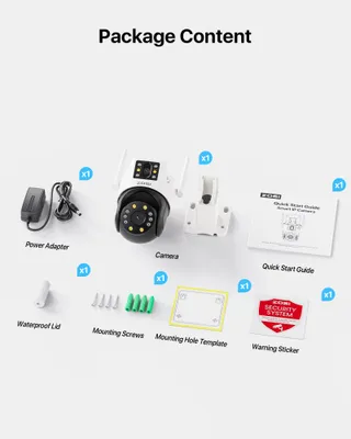 ZOSI Buitencamera 8MP Pan Tilt Dual Lens 8X Zoom AI WiFi 2.4G — miniatuur 9