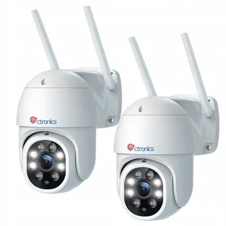 CTRONICS PTZ WiFi 2K IP Buitencamera Draadloos Persoonsdetectie — miniatuur 1