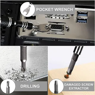 POZLLE Precisieschroevendraaierset 138-in-1 Voor Elektronica Apparaten — miniatuur 5