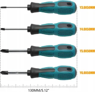 MAGNETIC Kruiskopschroevendraaierset 4-Delig 3mm 4mm 5mm 6mm — miniatuur 2