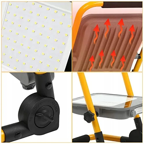 IKODM LED Schijnwerper 100W Draagbare Werklamp 10000LM 6000K IP66 — foto 8