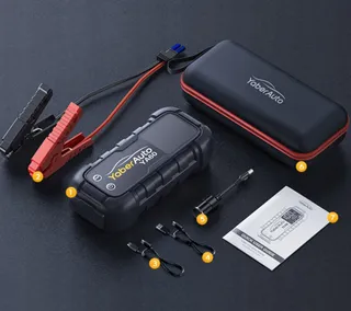 YABERAUTO Powerbank 6000A 26800mAh USB C PD 65W Benzine Diesel — miniatuur 10