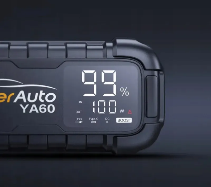 YABERAUTO Powerbank 6000A 26800mAh USB C PD 65W Benzine Diesel — foto 9