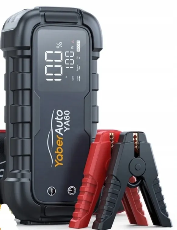 YABERAUTO Powerbank 6000A 26800mAh USB C PD 65W Benzine Diesel — foto 7