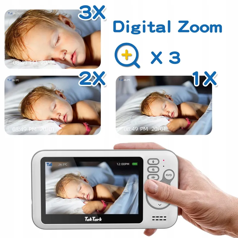 TAKTARK Babyfoon Camera 43 Inch VOX Audio — foto 9