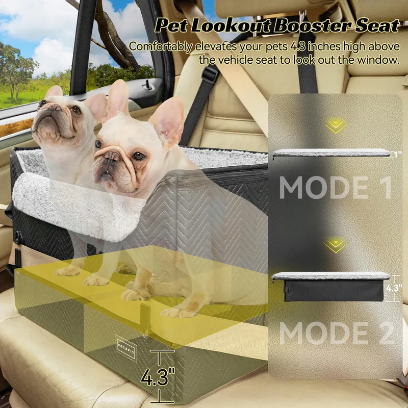 PETSFIT Hondenautostoel Tot 12kg Met Veiligheidsgordel — foto 1