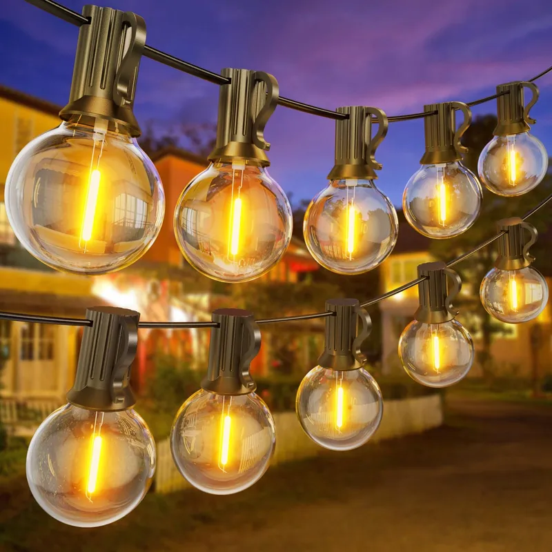 GPATIO LED Tuinlichtslinger 45M 75+2 G40 IP45 — foto 1