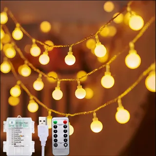 TAIYONGKANG LED Lichtsnoer 13M 100 LED Balkon Tuin Bruiloft — miniatuur 1