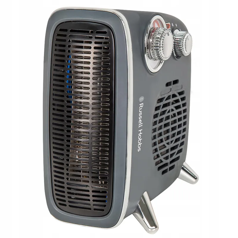 RUSSELL HOBBS Elektrische Verwarmer 1800W Retro Grijs Thermostaat — foto 1