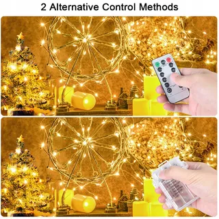 VICLOON Decoratieve Lichtketting 10M 100 LED — miniatuur 2
