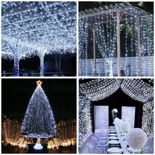 VICLOON Lichtgordijn Kerstverlichting 3M 300 LED — miniatuur 6