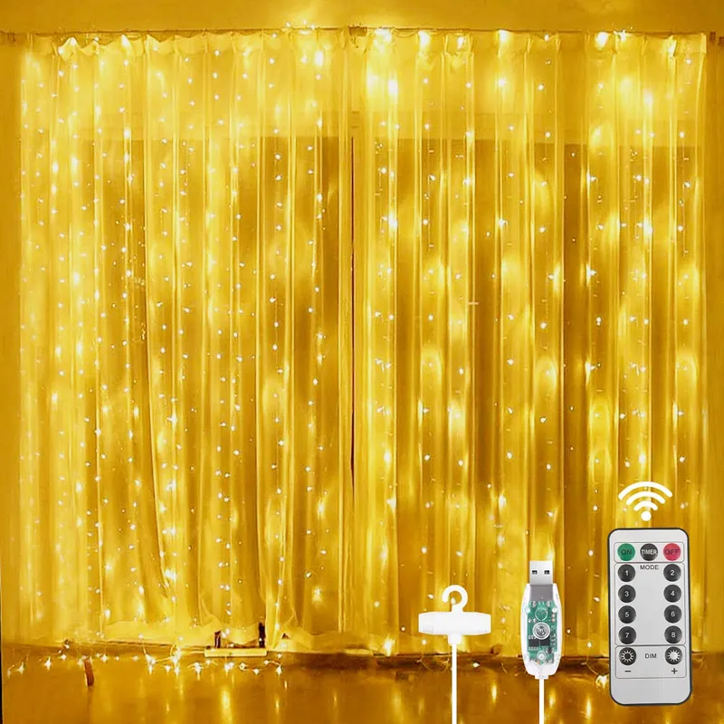 VICLOON LED Lichtgordijn Decoratief 3M 300 LED — foto 2