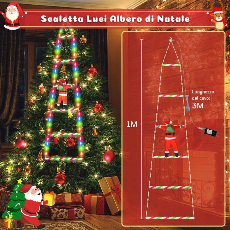 SIVQIKE Kerstverlichting Multicolor RGB 98 LED 3M — foto 6