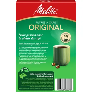 MELITTA Original Koffiefilters 1x4 40 Stuks Wit — miniatuur 3