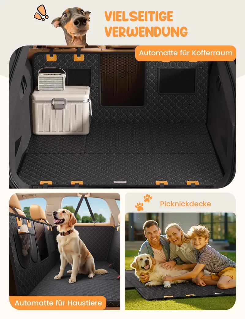 LAMICALL Hondenautomat Achterbank Waterdicht 134x71cm — foto 8