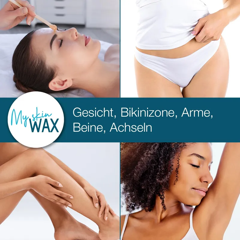 MY SKIN WAX Harde Wax Parels 800 g Zonder Strips Hypoallergeen Wit — foto 3