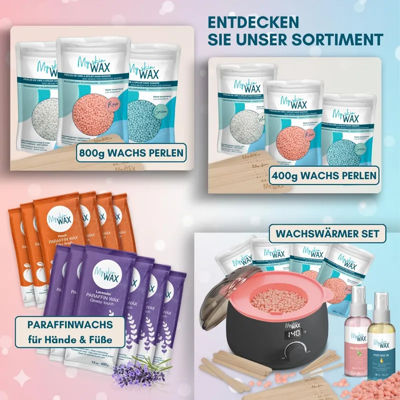 MY SKIN WAX Harde Wax Parels 3,2 kg (4x800 g) Zonder Strips Roze — foto 7